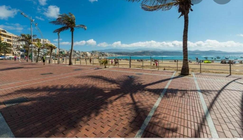 ラスパルマス・デ・グランカナリアGreen Water At The Beachアパートメント エクステリア 写真